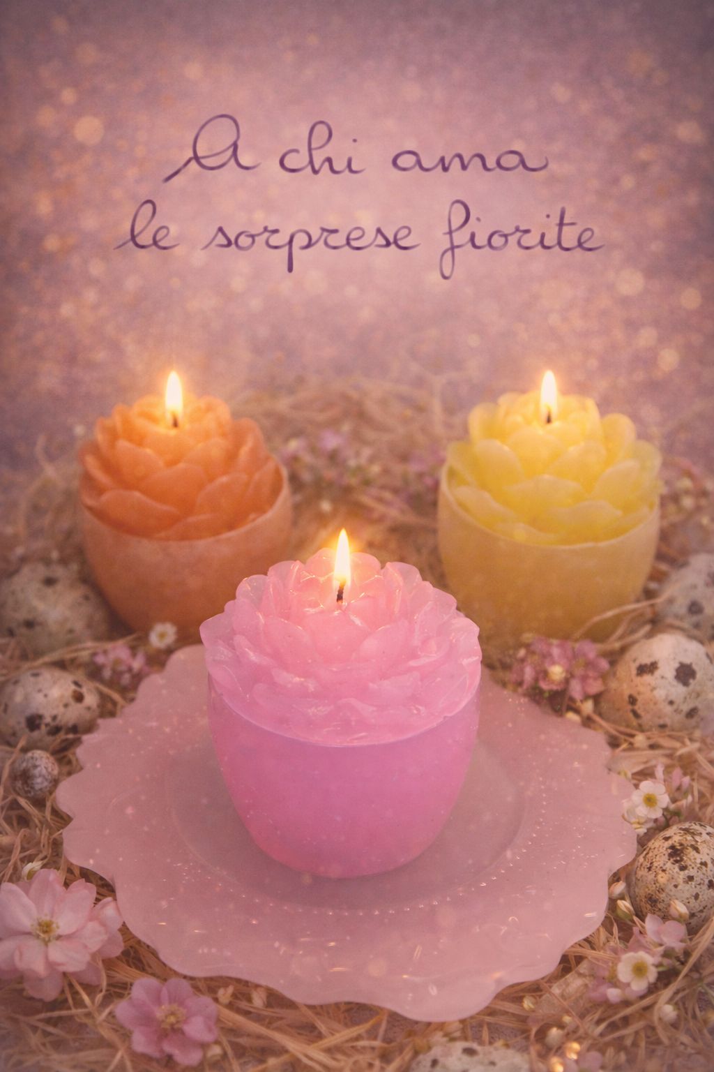 Le mie candele in paraffina di alta qualità