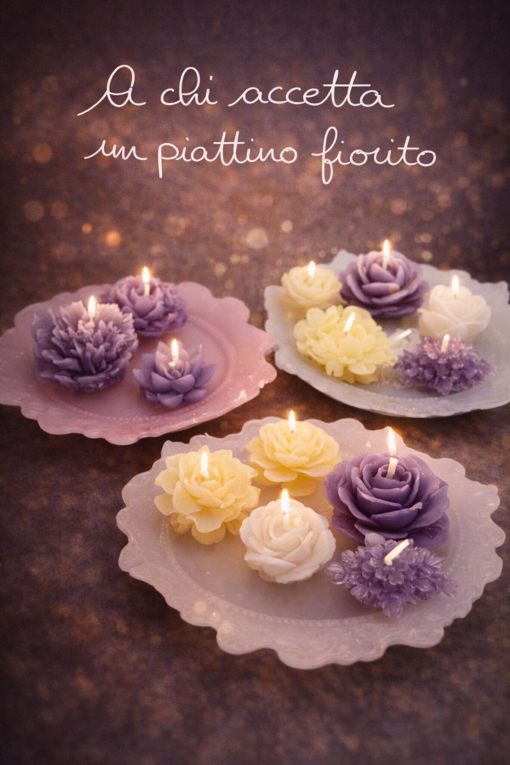 Le mie candele in paraffina di alta qualità